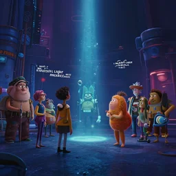 film still from the new live - action adventure movie. special effects from the studios called industrial light & magic, laika, dreamworks, imageworks, rhythm & hues, weta, blur studio, blue sky studios, sony pictures animation.