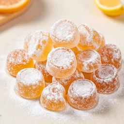 bubble shaped powdered turkish delight lollies award winning food photography