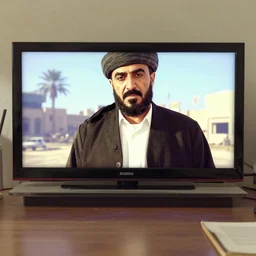Saddam Hussein in a GTA 5 loading screen