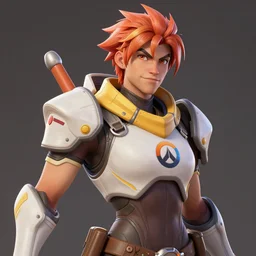 a highly detailed metahuman 8 k close up render of tracer from overwatch trending on artstation made in unreal engine 5