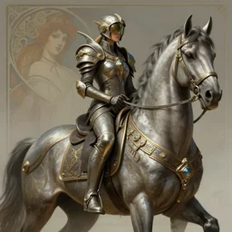horse mount cyberpunk, deep focus, d & d, fantasy, intricate, elegant, highly detailed, digital painting, artstation, concept art, matte, sharp focus, illustration, hearthstone, art by artgerm and greg rutkowski and alphonse mucha