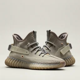 off white x yeezys x 3 d printed boots, futuristic look, photoshoot, website