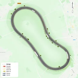 full map of a race track.