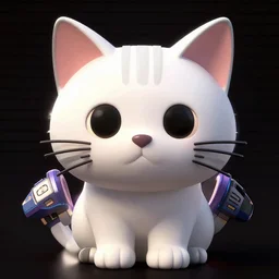 low resolution render of a cat, retro graphics, playstation 1