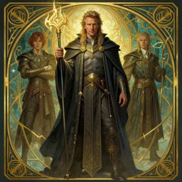 kevin costner as oscar diggs, intricate, d & d, wizard, fantasy, art nouveau, digital painting, trending on artstation, sharp focus, wide shot, illustration, global illumination, ray tracing, art by artgerm and greg rutkowski and ruan jia