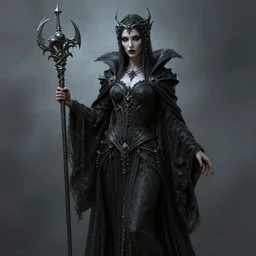 dark sorceress, warcraft, dark souls : : illustrated by artgerm, moebius, tooth wu : : quixel megascans, ray - tracing, redshift render, 8 k, insanely detailed and intricate, elegant, design, weta digital, wlop, artstation, imaginefx, photorealism, character design : : gothic, dark fantasy