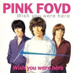 Pink Floyd Wish you were here, album cover, by Kentaro Miura