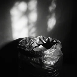 b&w picture, lost footage, old something not clear, lights and darkness, contrasts, blurry and sharp, found in garbage bag