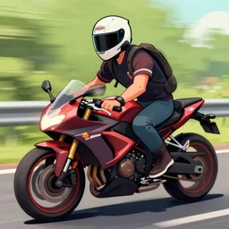 niko oneshot riding motorcycle, digital art #OneshotGame