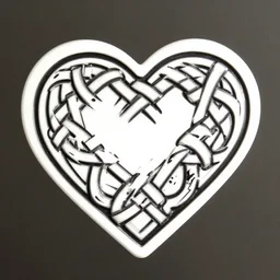 sign of endless love, celtic knot, heart pattern