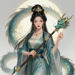a benevolent dragon goddess