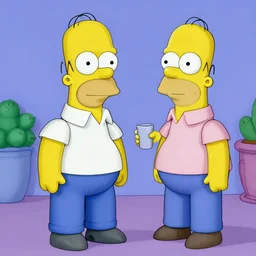 homer simpson claymation