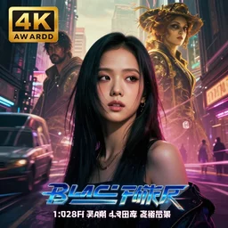 kim jisoo, blackpink, hyperrealistic portrait, bladerunner street, art of elysium by jeremy mann and alphonse mucha, fantasy art, photo realistic, dynamic lighting, artstation, poster, volumetric lighting, very detailed face, 4 k, award winning
