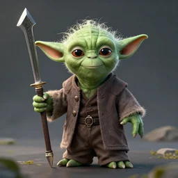 Yoda as the Witcher 4K quality