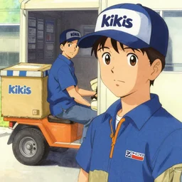 kikis delivery service by ando hiroshige, detailed