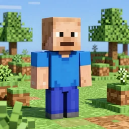 A Minecraft farm filled with Joe Biden