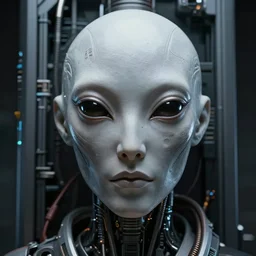 supercomputer built by aliens, masterpiece, perfect face, cyberpunk, fine details, studio lighting, subtle shadows, art by katsuya terada, photorealism, hyper realism, octane render, hyper detailed, canon eos r 3, f / 1. 4, iso 2 0 0, 1 / 1 6 0 s, medium shot, 8 k, raw, unedited, in - frame,
