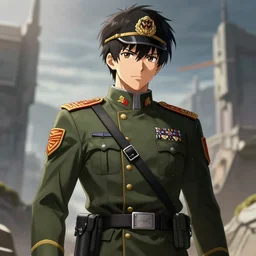 Chen from Touhou as Command and Conquer Global liberation army officer ,highly detailed , 4K , raytraced , digital drawing, 4k, HDR, smooth, sharp focus, illustration, Anime wallpaper, intricate