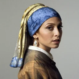 Jennifer Lopez as girl with a pearl earring.