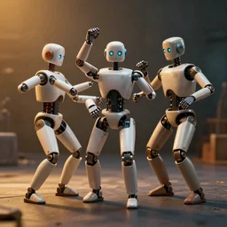 robots dancing by otto dix and greg rutkowski and andreas rocha, cinematic lighting, warm colours, ultra realistic, unreal engine, trending on artstation, 4 k