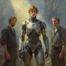 being of light technology, futuristic, tim hildebrandt, bruce pennington, donato giancola, trending on artstation, cinematic composition, beautiful lighting, hyper detailed, 8 k, oil on canvas