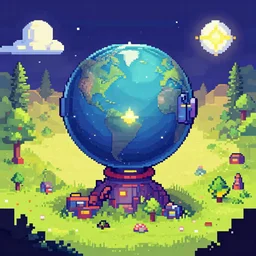Homeworld: 3, pixel art, artstation