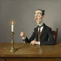 still life, by charles addams,