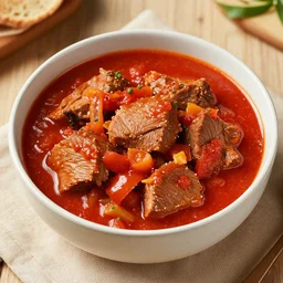 Canned Ogre Meat with vegetables in tomato sauce