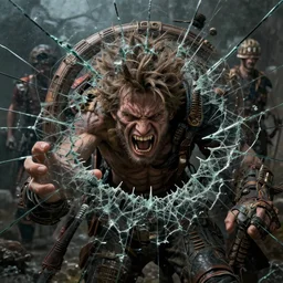 the best lack all conviction while the worst are full of passionate intensity, battle of good versus evil, insanely detailed and intricate, hyperrealistic, seen through broken glass, 8 k