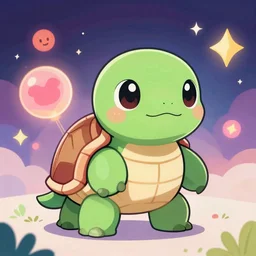 a cute turtle monster ,colorful, digital art, fantasy, magic, trending on artstation, ultra detailed, professional illustration by Walt Disney