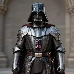 medieval darth vader armor, 4 k photograph, medieval armor, realistic, intricate, highly detailed
