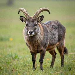 A photo of a strange animal in a field, highly detailed, 4k