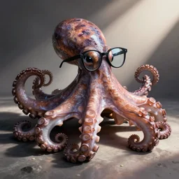 octopus with monocle