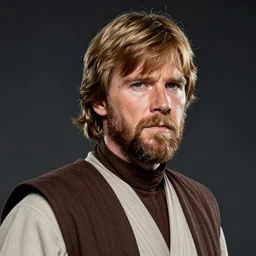 star wars portraif of a man by greg rutkowski, old jedi commander luke skywalker, beard, wearing starfighter pilot uniform ot the galactic alliance, he is about 6 0 years old, sharp foccus, artstation hq.