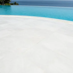 pool floor, infinity, 4k, white tile floor