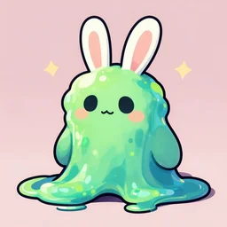 rabbit as a slime ooze goo monster