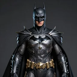 full body portrait of batman as a magical star guardian. detailed face, concept art, intricate, highly detailed 8 k, smooth, sharp focus, beautiful and aesthetic shape of face and body, artgerm, artstation, art by zexi guo and nira and junpei suzuki and gharliera and rinotuna