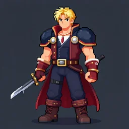 Logan Paul as a Final Fantasy VI Boss. Pixel Art.