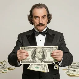 a millionaire money is dirt