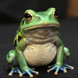 a close - up portrait photo of pete davidson cosplaying as a poison frog by erwin olaf