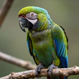 an ominous parrot