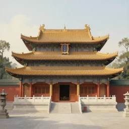 temple, taoism, painting by greg rutkowski, j. c. leyendecker, artgerm