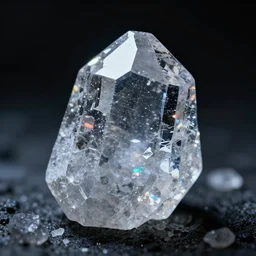 a salt crystal, incredibly detailed, fine art photography, science fiction, 1 9 8 0 s dark sci - fi, astonishing shimmer, beautiful lighting,