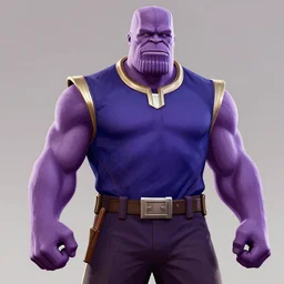 Thanos in GTA V Art