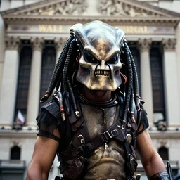 wall street journal hedcut portrait of predator from the movie predator