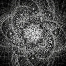 intricate fractal abstraction, artstation, franz sedladeck, martin deschambault
