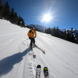 ski slope gopro video