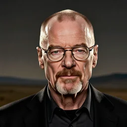 walter white very shiny head blinding illumination