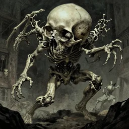 death the destroyer of worlds by greg rutkowski
