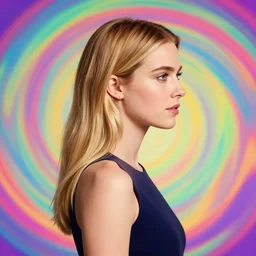 side portrait, imogen poots, paladin, gloomhaven, soft, smooth, luminescent, colorful swirly ripples, gaudy colors, 8 k, by greg manchess, huang guangjian, gil elvgren, sachin teng, greg rutkowski, jesper ejsing, rhads, ilya kuvshinov, cushart krenz